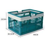 Canasto plegable picnic caja almacenamiento 44 x 30 cms - Imagen 7