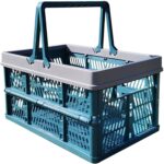 Canasto plegable picnic caja almacenamiento 44 x 30 cms - Imagen 6
