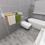 Colgador ropa plegable pared oculto robusto 80 x 40 cms - Imagen 5