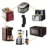 Enrollador de cables electrodomésticos adhesivo x 5 - Imagen 4