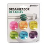 Organizador protector cables escritorio muebles x 6 - Imagen 3