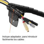 Protector organizador de cables 2 mts blanco - Imagen 6