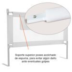 Baranda para cama seguridad lateral Blanca - Imagen 4