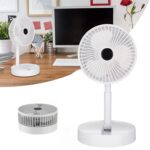 Ventilador USB de escritorio altura ajustable Blanco - Imagen 2