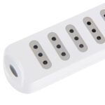 Alargador corriente Zapatilla 6 tomas 2 USB 2.1A - Imagen 3