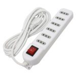 Alargador corriente Zapatilla Enchufe 6 tomas 3 mts