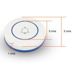 Botón inalámbrico indicador turno electrónico Blanco BT06 - Imagen 2