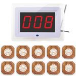 Timbre inalámbrico localizador mesas servicios