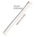 Amarra Cables plásticas 100mm x 25u Negras - Imagen 3