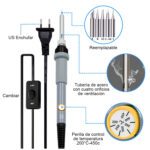 Kit 27 herramientas electrónica cautín tester destornillador - Imagen 6