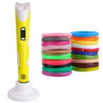 Lápiz bolígrafo 3D 0.7mm y 100 mts PLA 20 colores