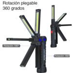 Linterna led de trabajo led plegable recargable imán - Imagen 6