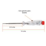 Probador destornillador prueba corriente 110V a 250V - Imagen 2