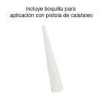 Sellante Poliuretano gris Multiuso Rex 300 ml - Imagen 3