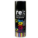 Spray Negro Brillante pintura secado rápido Rex 400 ml