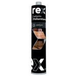 Sellante Poliuretano gris Multiuso Rex 300 ml