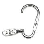 Mosquetón de seguridad con clave 37 mm Plateado - Imagen 2