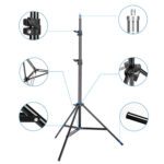 Trípode celular altura ajustable atril hasta 180 cms - Imagen 2