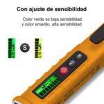 Detector voltaje corriente eléctrica sin contacto 12V a 1000V - Imagen 6
