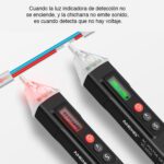 Detector voltaje corriente eléctrica sin contacto 12V a 1000V - Imagen 5