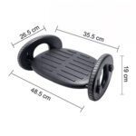 Reposapies escritorio ajustable con balanceo Newo - Imagen 2