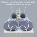 Cojín lumbar ortopédico asiento ergonómico - Imagen 6