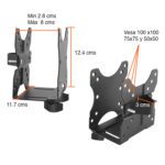 Soporte Consola Disco Duro TV Box Vesa ancho ajustable - Imagen 3