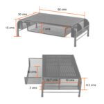 Alzador monitor de escritorio con organizador - Imagen 2