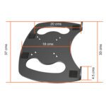 Bandeja Vesa Notebook o teclado soporte monitor - Imagen 6