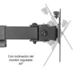 Soporte Doble Monitor Escritorio altura ajustable 27" - Imagen 5