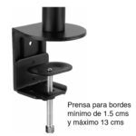 Soporte Monitor brazo para escritorio 13" a 27" HW-701 - Imagen 4