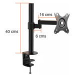 Soporte Monitor brazo para escritorio 13" a 27" HW-701 - Imagen 2