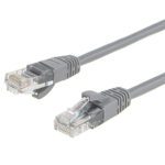 Cable de red 0.5 metros cat 6 Rj45 Lan Gris
