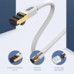 Cable de red cat 7 de 1.5 metros 26AWG - Imagen 3