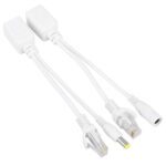 Par Cable Poe Inyector Rj45 Ethernet 12v Camaras IP