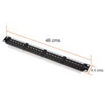 Patch Panel 24 puertos cat 6 Ulink - Imagen 2
