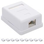 Rosetas cat 6 con módulo x 10 unidades