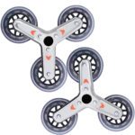 Par Rueda repuesto carro feria plegable Miabu