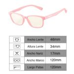Lentes Filtro Luz azul Pantallas Rosados - Imagen 5