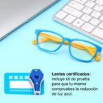 Lentes filtro Luz azul Pantallas Niños Celeste - Imagen 7