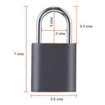 Candado con huella digital recargable resistente al agua - Imagen 6