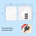 Cerradura adhesiva mueble puerta clave - Imagen 2