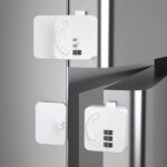 Cerradura adhesiva mueble puerta clave - Imagen 5