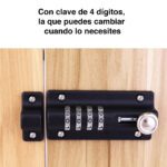 Pestillo con clave puerta picaporte muebles - Imagen 5