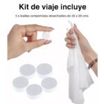 Kit de viaje botellas perfume toalla cepillo espejo y más - Imagen 5