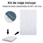 Kit de viaje botellas perfume toalla cepillo espejo y más - Imagen 4