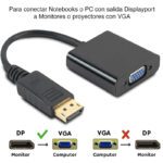 Adaptador DisplayPort macho a VGA hembra - Imagen 2