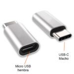 Adaptador Micro USB a USB tipo C OTG - Imagen 2