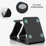 Soporte celular base de escritorio aluminio - Imagen 4