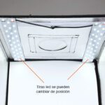 Mini Estudio fotográfico portátil 60 cms Led USB - Imagen 6